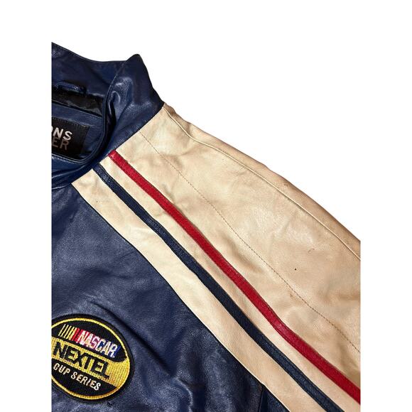 Vintage Nascar Dale Earnhardt Budweiser Racing Leather Jacket - Picture 10 of 13